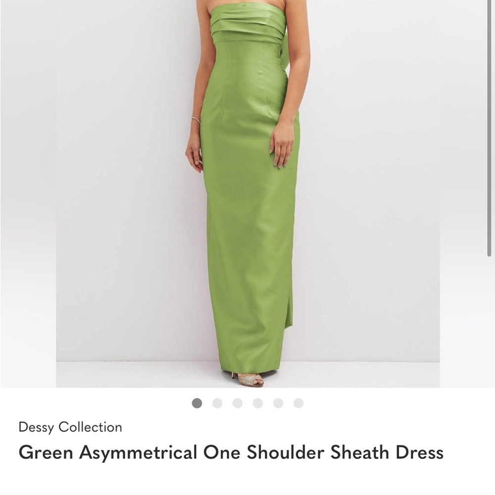 Dessy Collection Lime strapless Dress